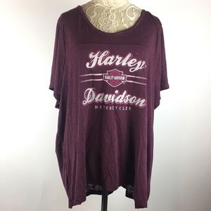 Harley Davidson 2X Purple Top